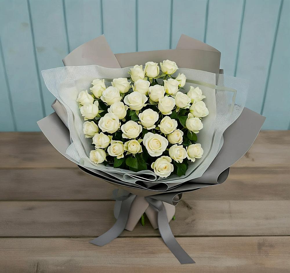 Букет Белоснежная нежность в Аркадаке
