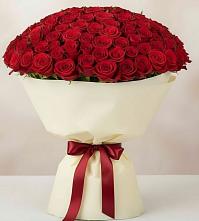 Букет 101 Красная роза Милано в Аркадаке