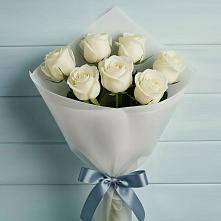 Букет 7 Белых роз Эдлесс Лав в Аркадаке