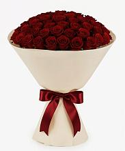 Букет 101 Бордовая роза Блэк Бакарра в Аркадаке
