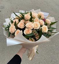 Букет Кремовые розы Латте в Аркадаке