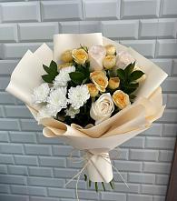 Букет цветов из:  Розы и Хризантемы в Аркадаке