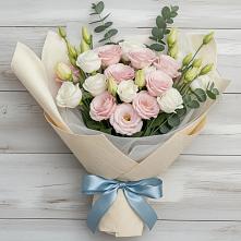 Букет цветов из:  Лизиантусы в Аркадаке