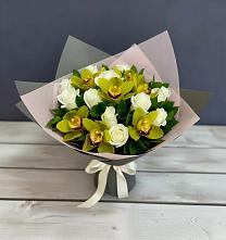 Букет цветов из:  Орхидеи и Розы #REPLACE_PRED# Аркадаке