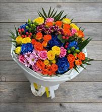 Букет цветов из:  Розы и Хризантемы в Аркадаке