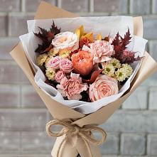 Букет цветов из:  Гвоздики, Хризантемы и Розы в Аркадаке