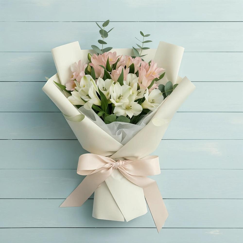 Букет цветов из: Альстромерии в Аркадаке