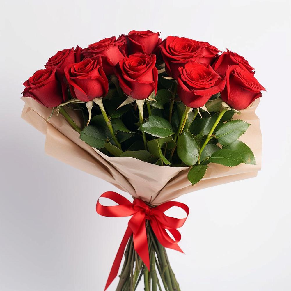 Букет 11 Красных роз Эдлесс Лав в Аркадаке