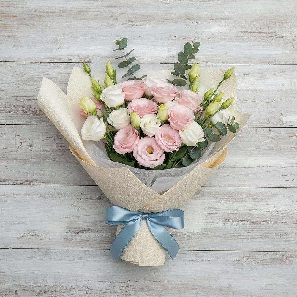 Букет цветов из: Лизиантусы в Аркадаке